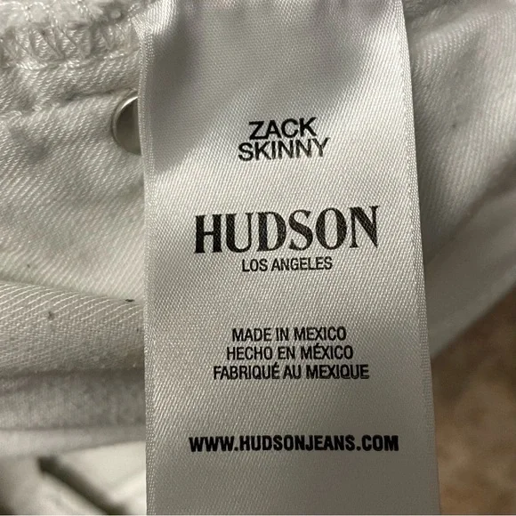 Hudson Zack Skinny Jeans Size 34 - Picture 3 of 7